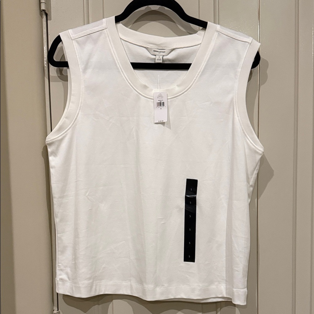 Banana Republic White Tank Top